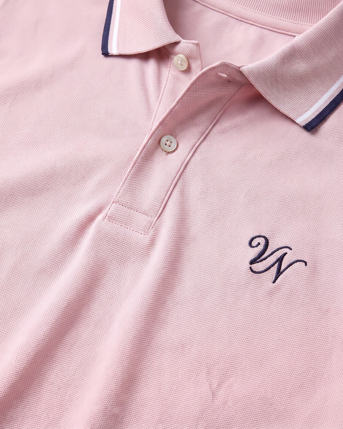Boathouse Tipped Polo, fabric detail