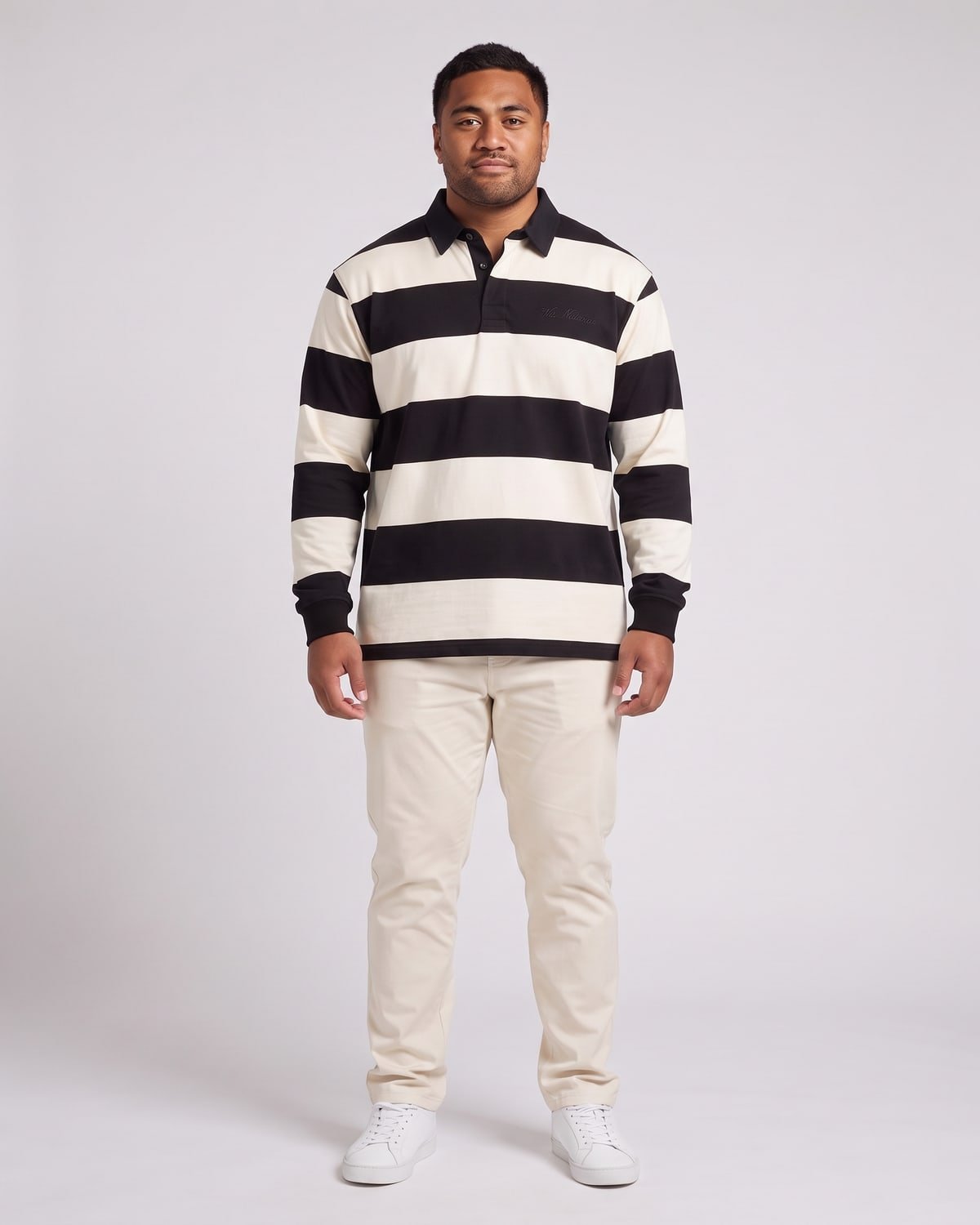 Breakwater Rugby Shirt, fabric detail
