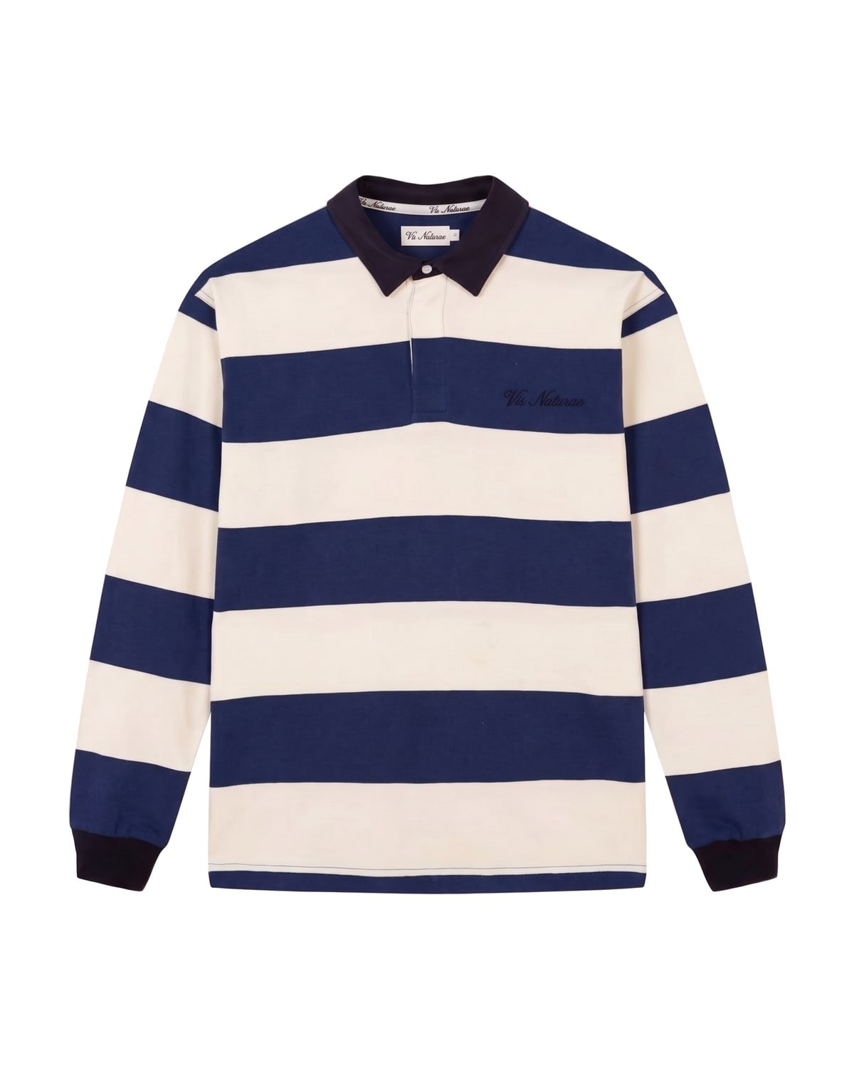 Breakwater Rugby Shirt in Navy / Ecru