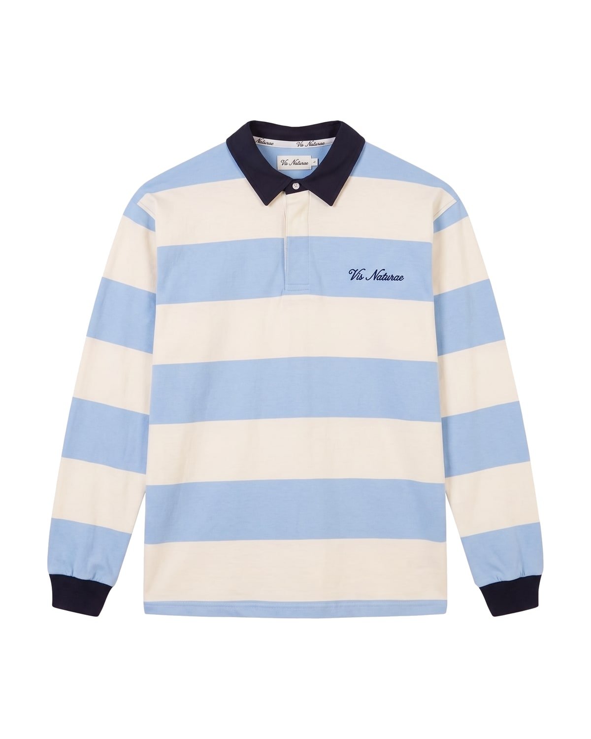 Breakwater Rugby Shirt in Sky / Ecru