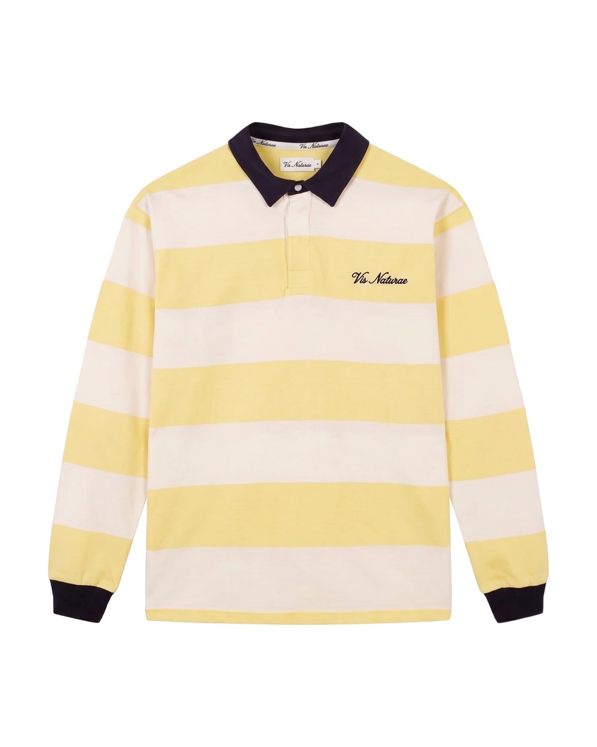Breakwater Rugby Shirt in Lemon / Ecru