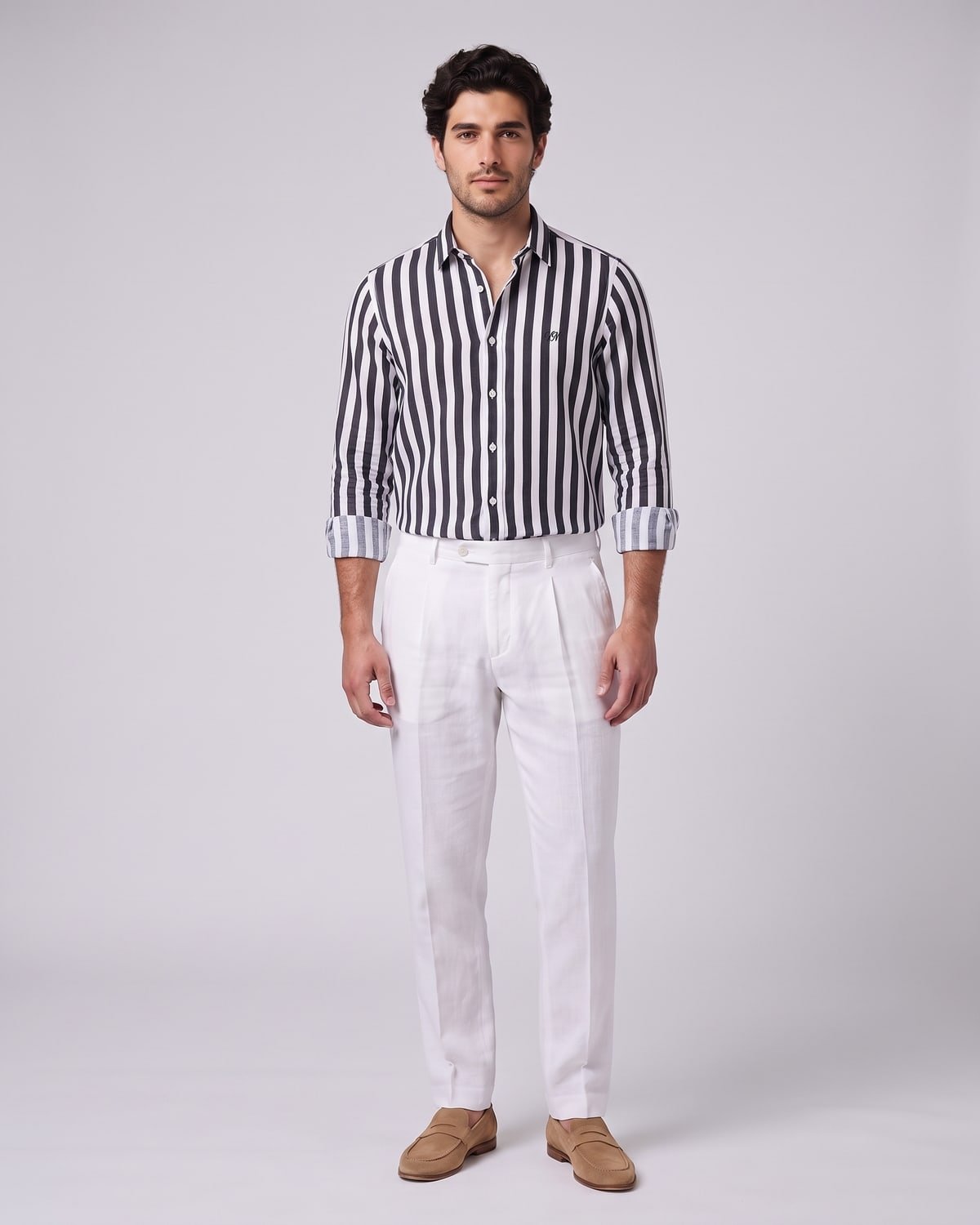 Cabana Linen Shirt, fabric detail