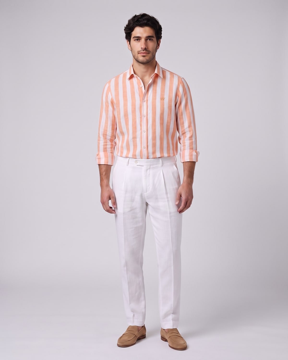 Cabana Linen Shirt, fabric detail