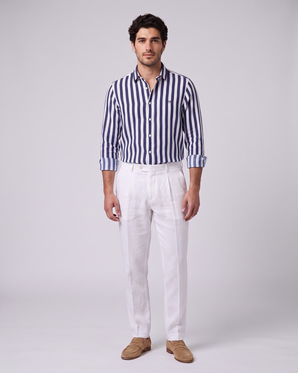 Cabana Linen Shirt, fabric detail