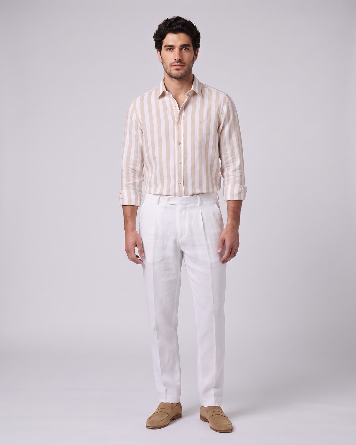 Cabana Linen Shirt, fabric detail