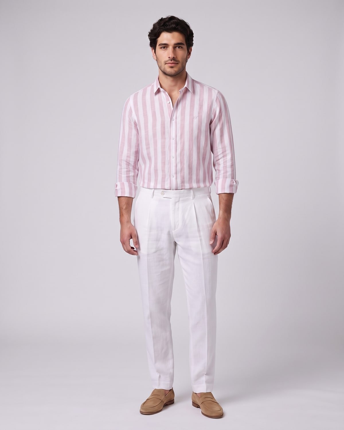 Cabana Linen Shirt, fabric detail