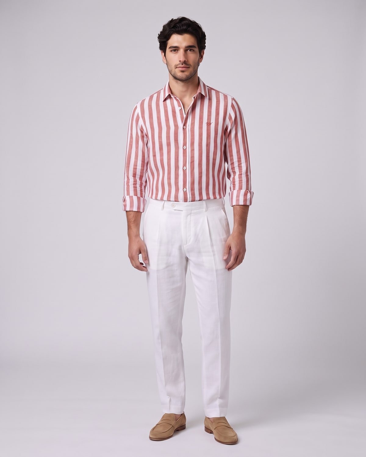 Cabana Linen Shirt, fabric detail