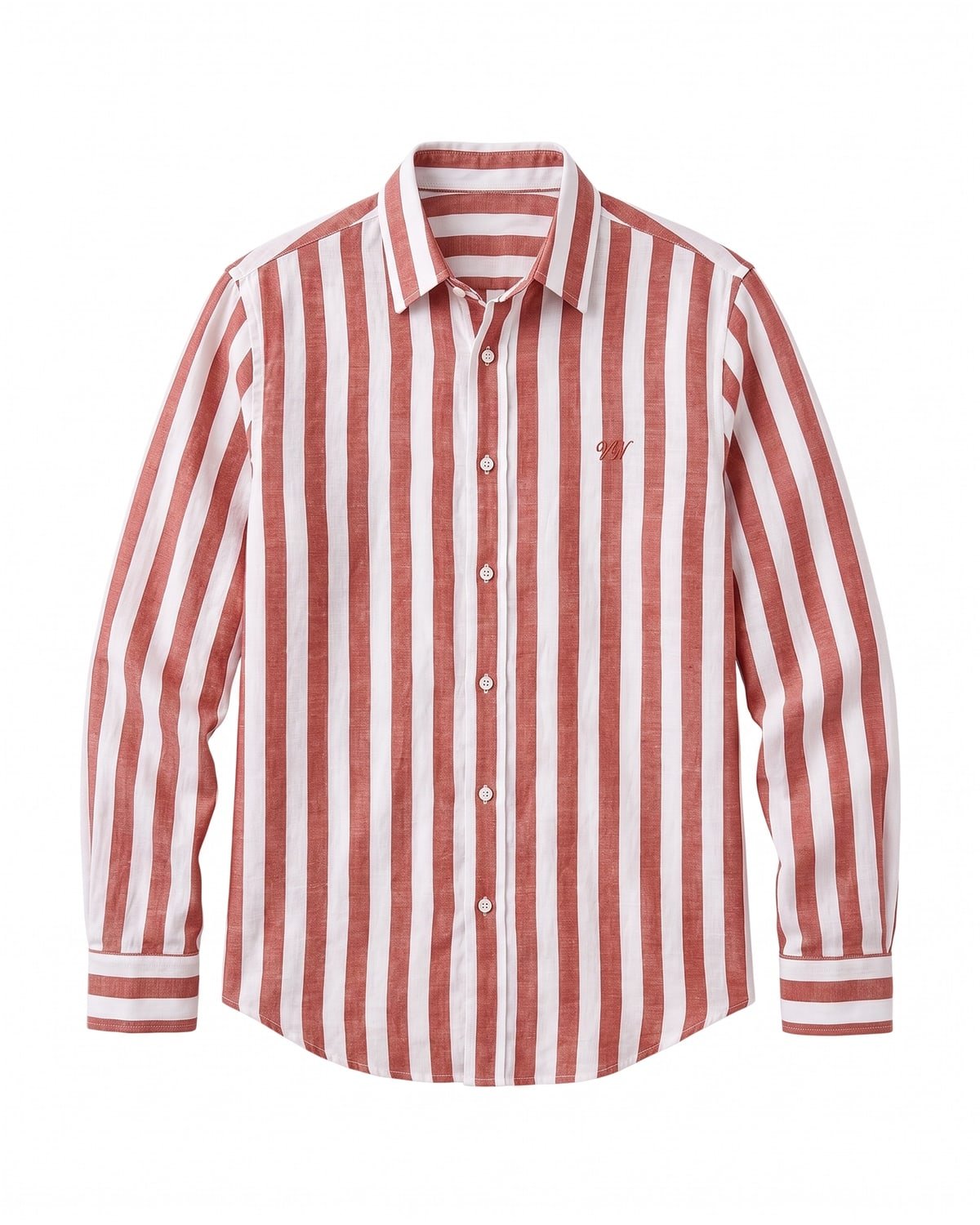 Cabana Linen Shirt in Red