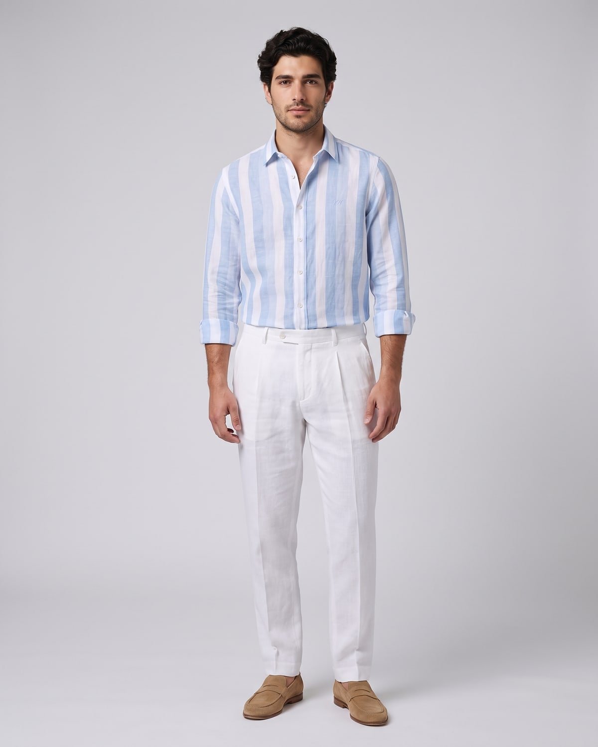 Cabana Linen Shirt, fabric detail