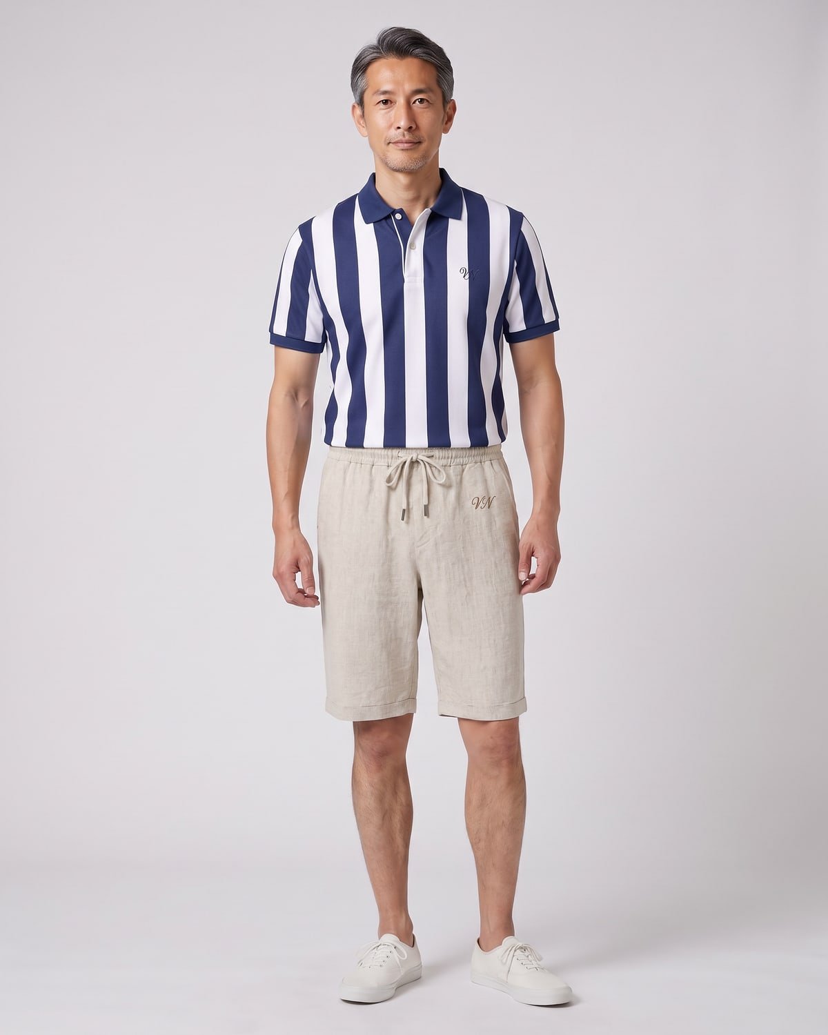 Cabana Stripe Polo, fabric detail