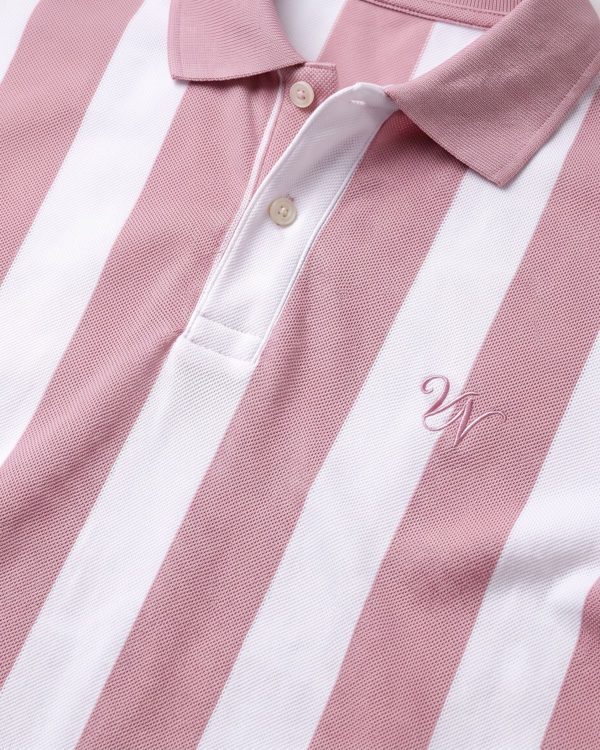 Cabana Stripe Polo, fabric detail