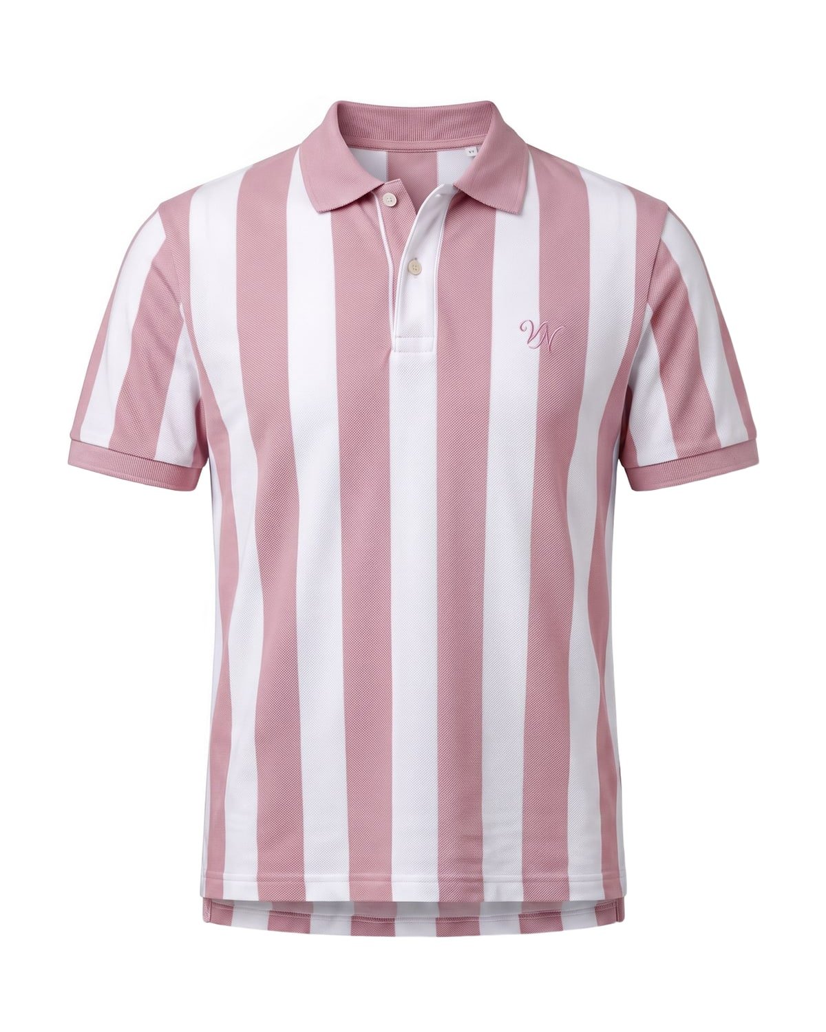 Cabana Stripe Polo in Pink