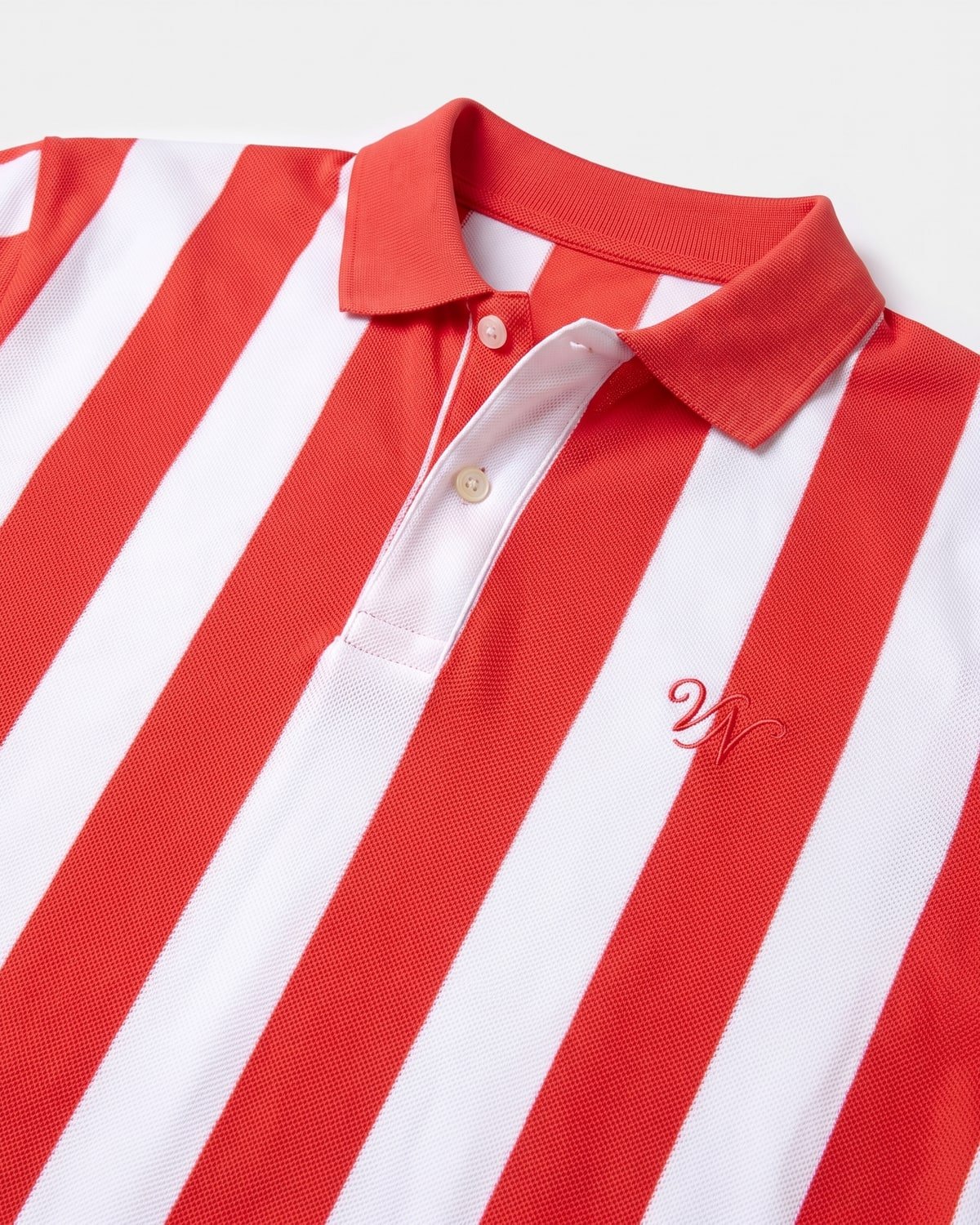 Cabana Stripe Polo, fabric detail