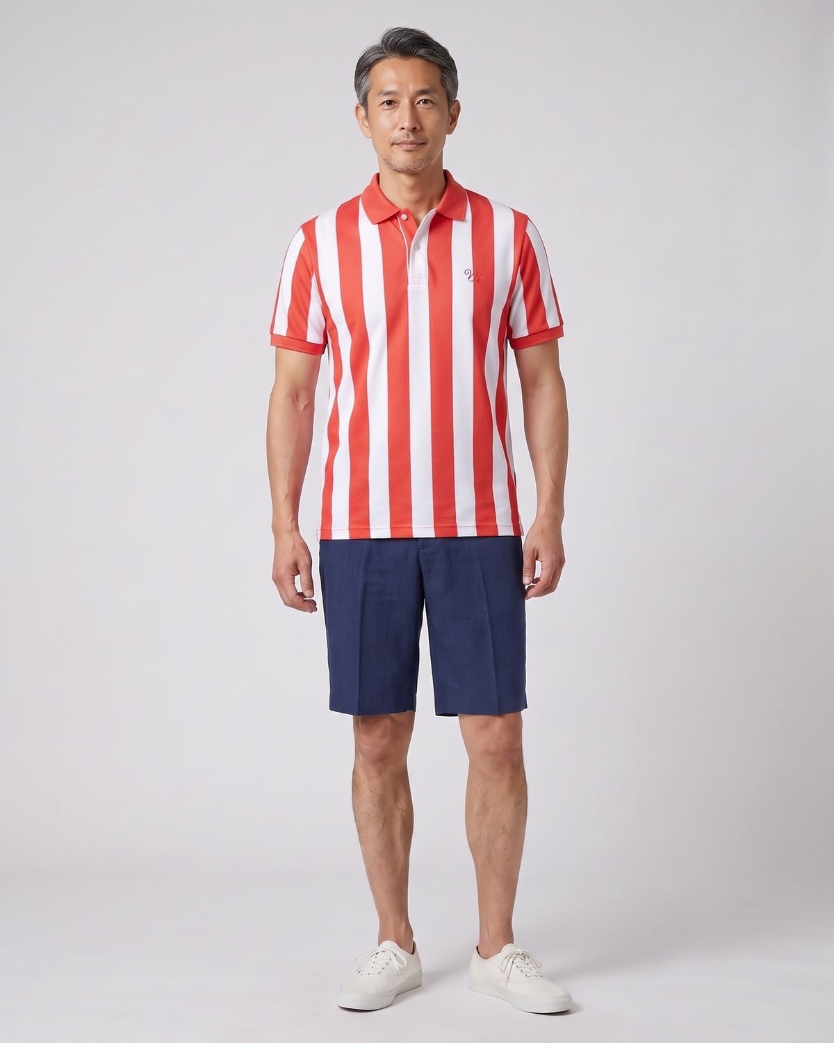 Cabana Stripe Polo, fabric detail