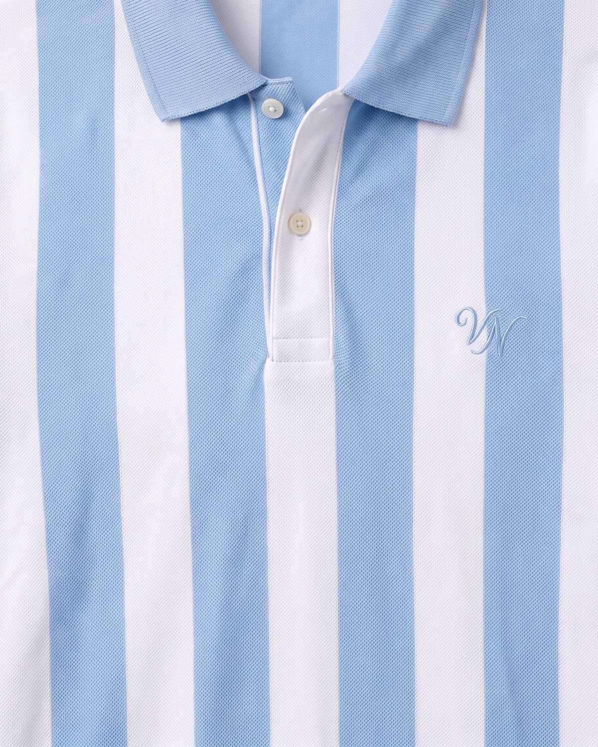 Cabana Stripe Polo, fabric detail
