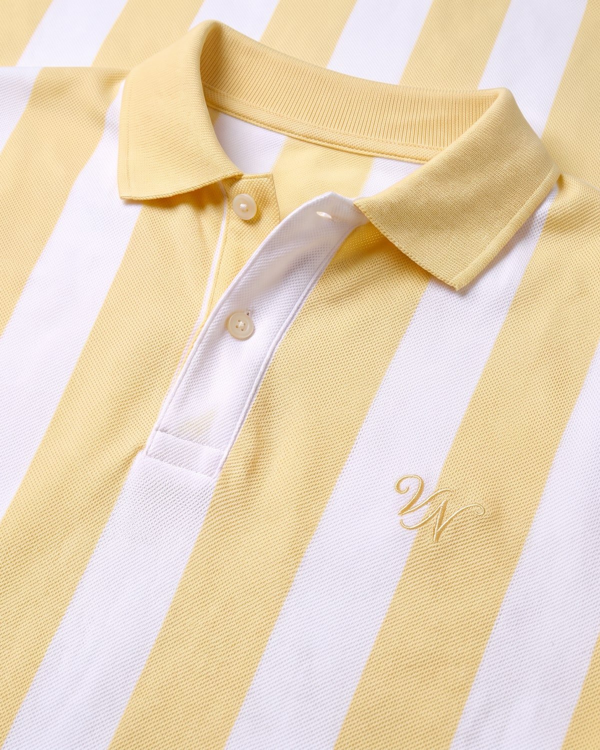 Cabana Stripe Polo, fabric detail