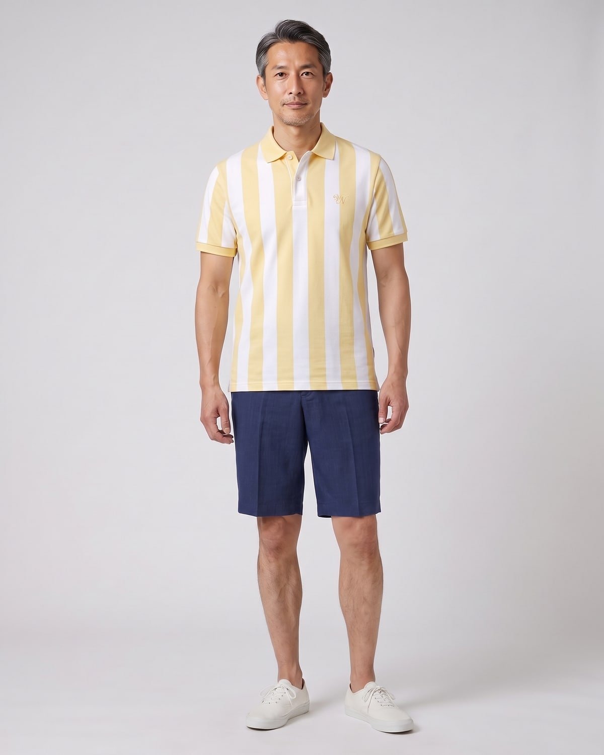 Cabana Stripe Polo, fabric detail