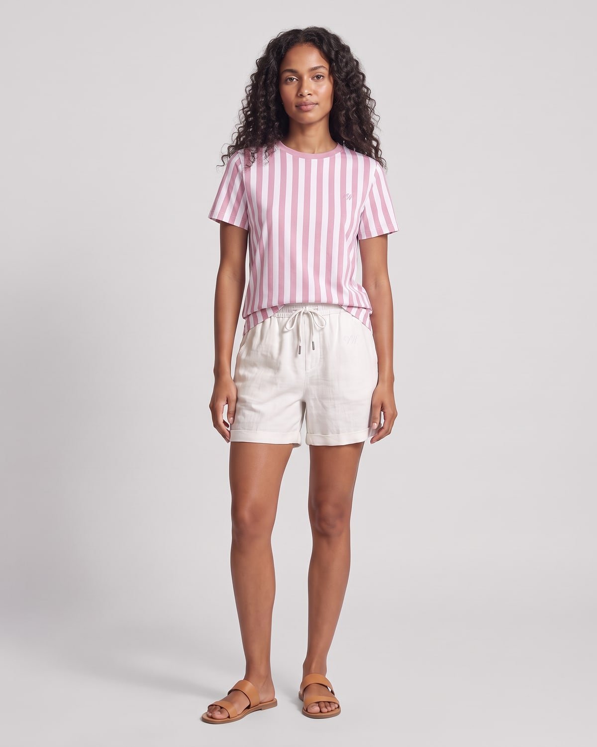 Cabana Stripe Tee, fabric detail