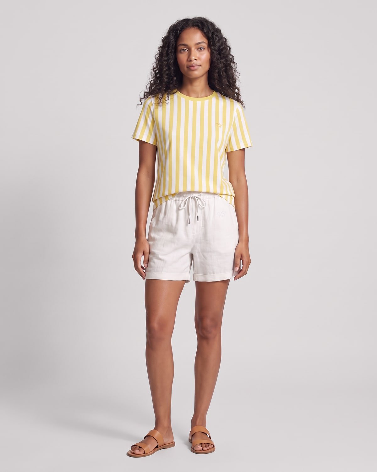 Cabana Stripe Tee, fabric detail