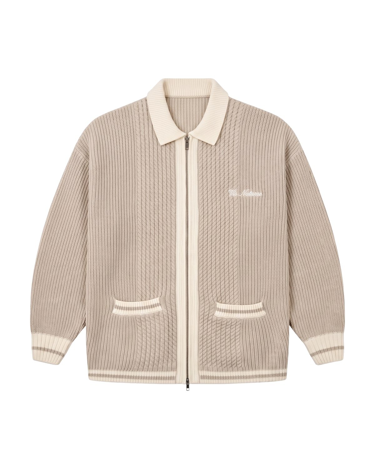 Clubhouse Knit Jacket in Oat / Ecru