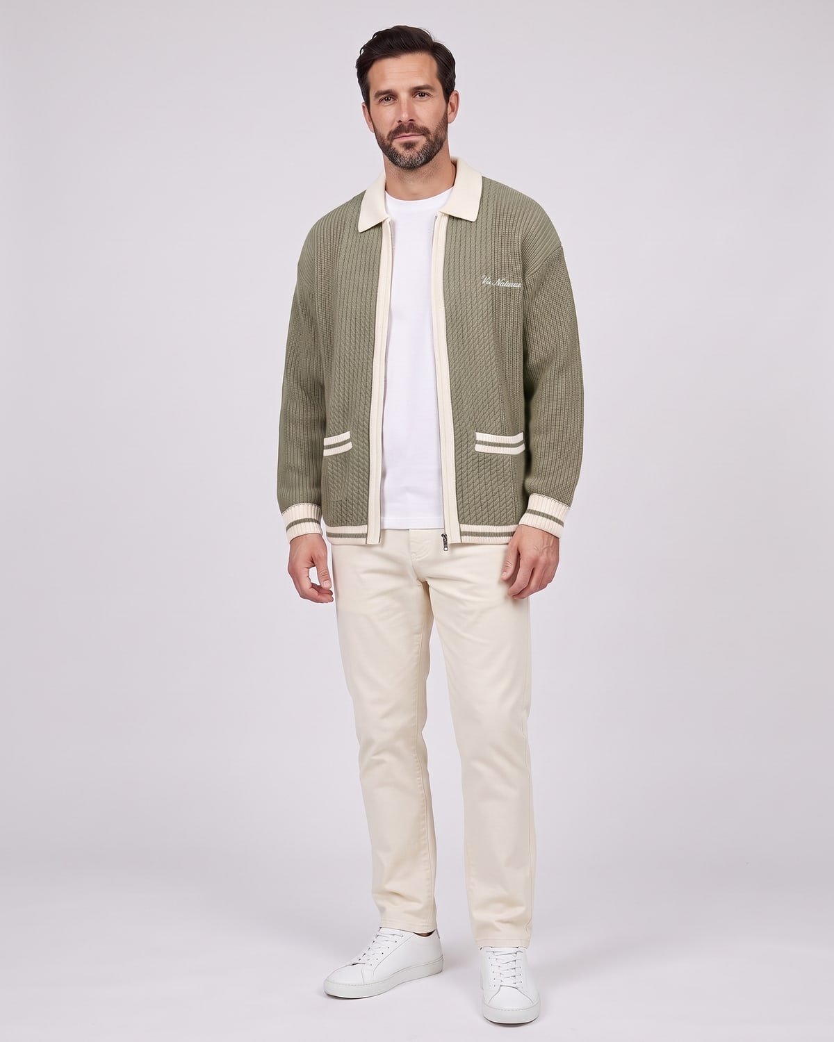 Clubhouse Knit Jacket, fabric detail