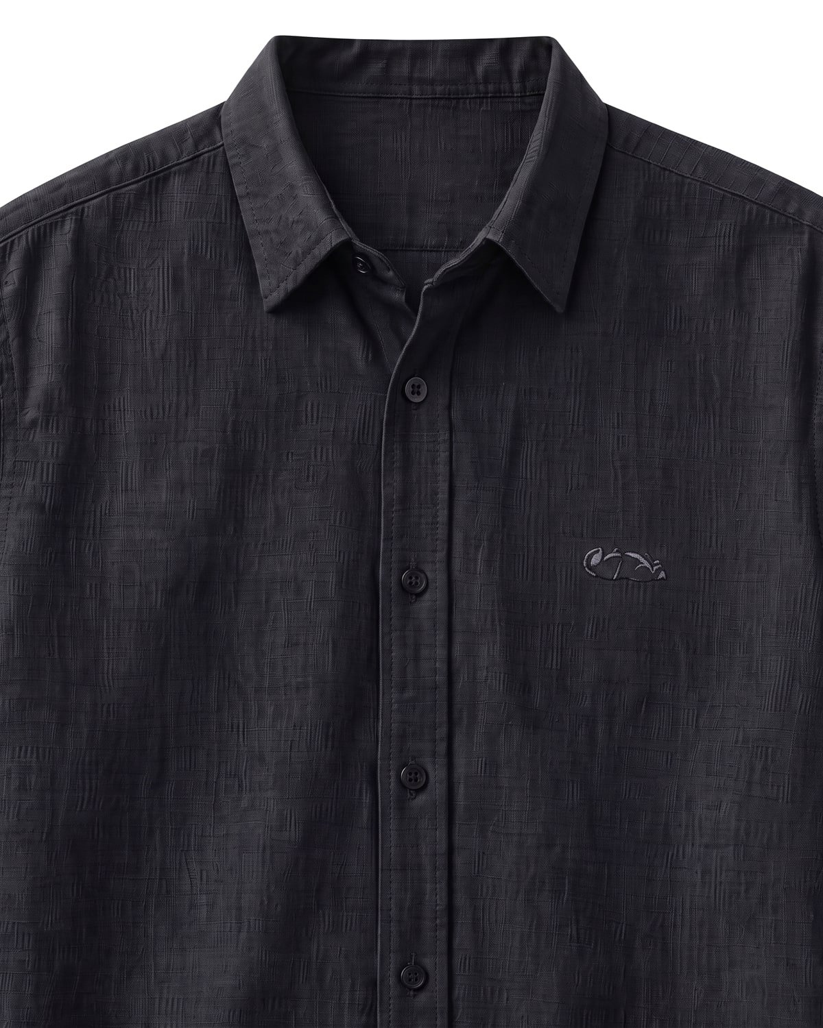 Corniche Linen Shirt, fabric detail