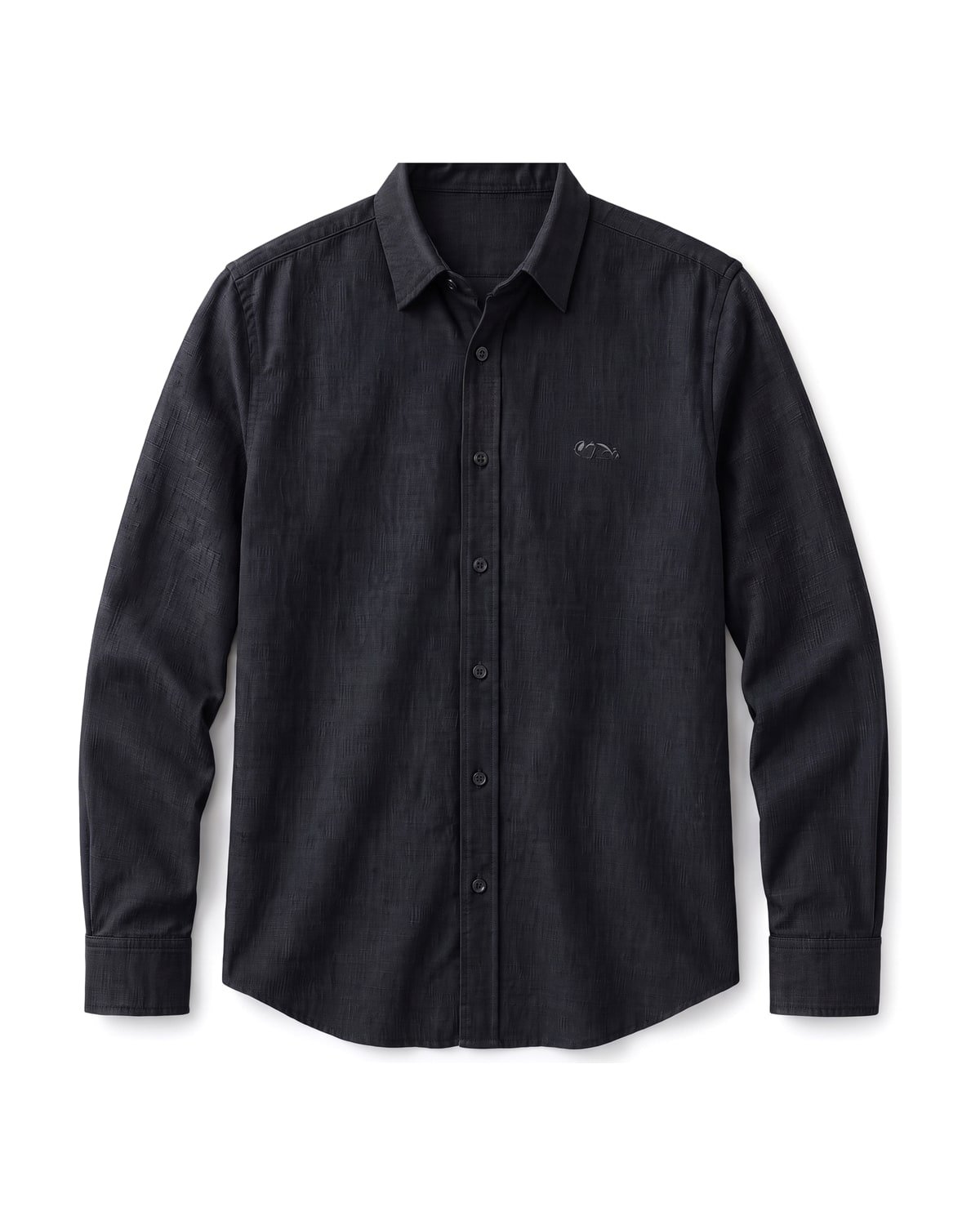 Corniche Linen Shirt in Black