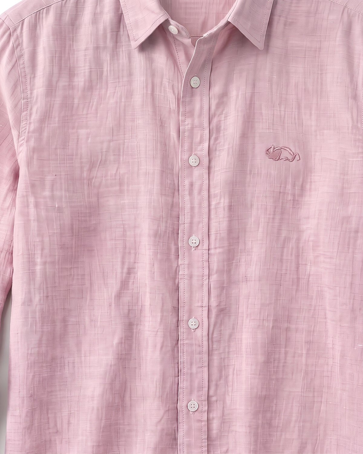 Corniche Linen Shirt, fabric detail