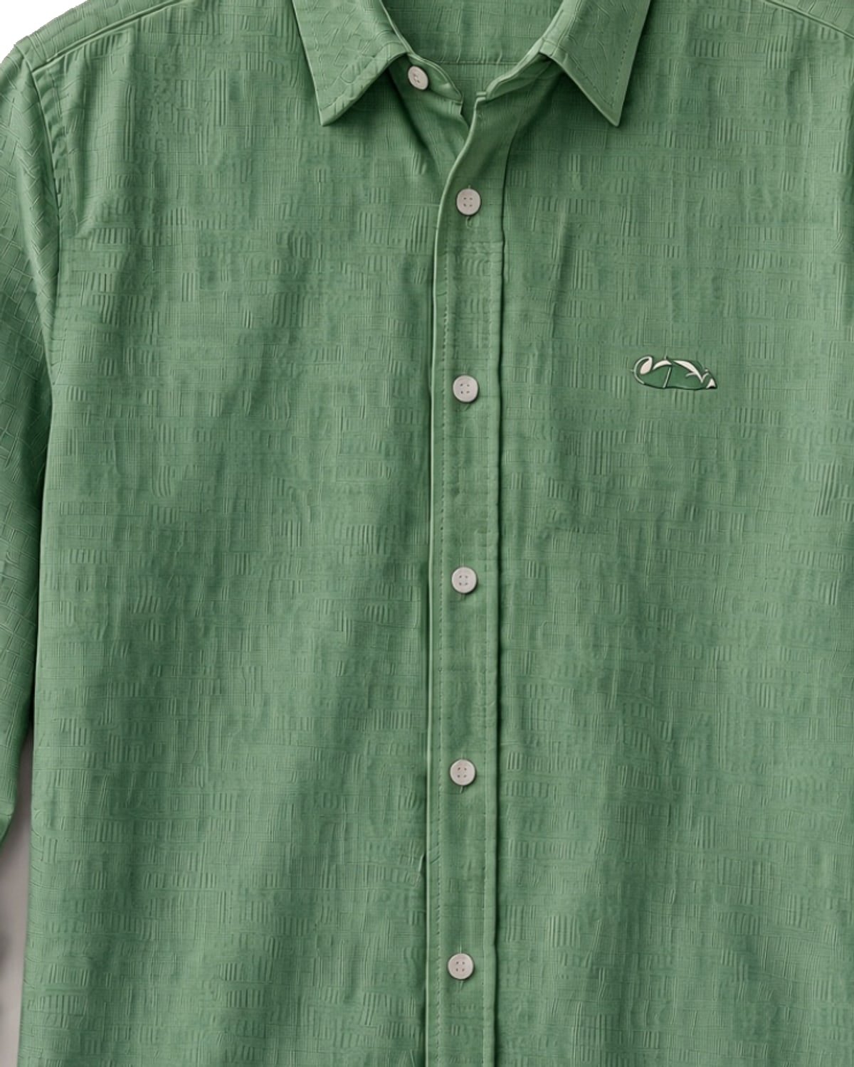 Corniche Linen Shirt, fabric detail