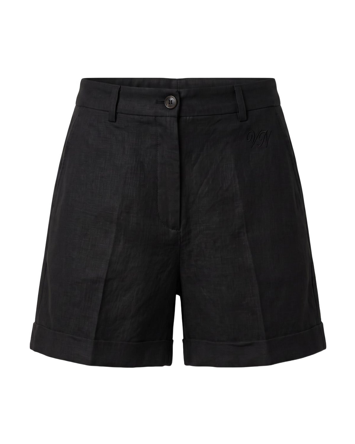 Esplanade Linen Short in Black
