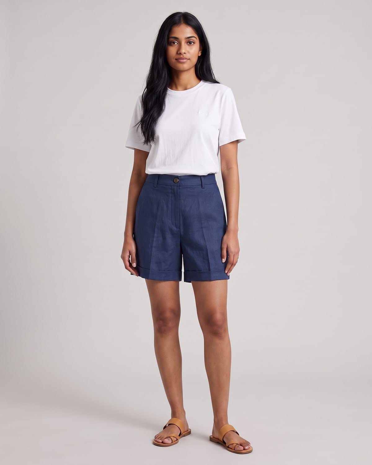 Esplanade Linen Short, fabric detail