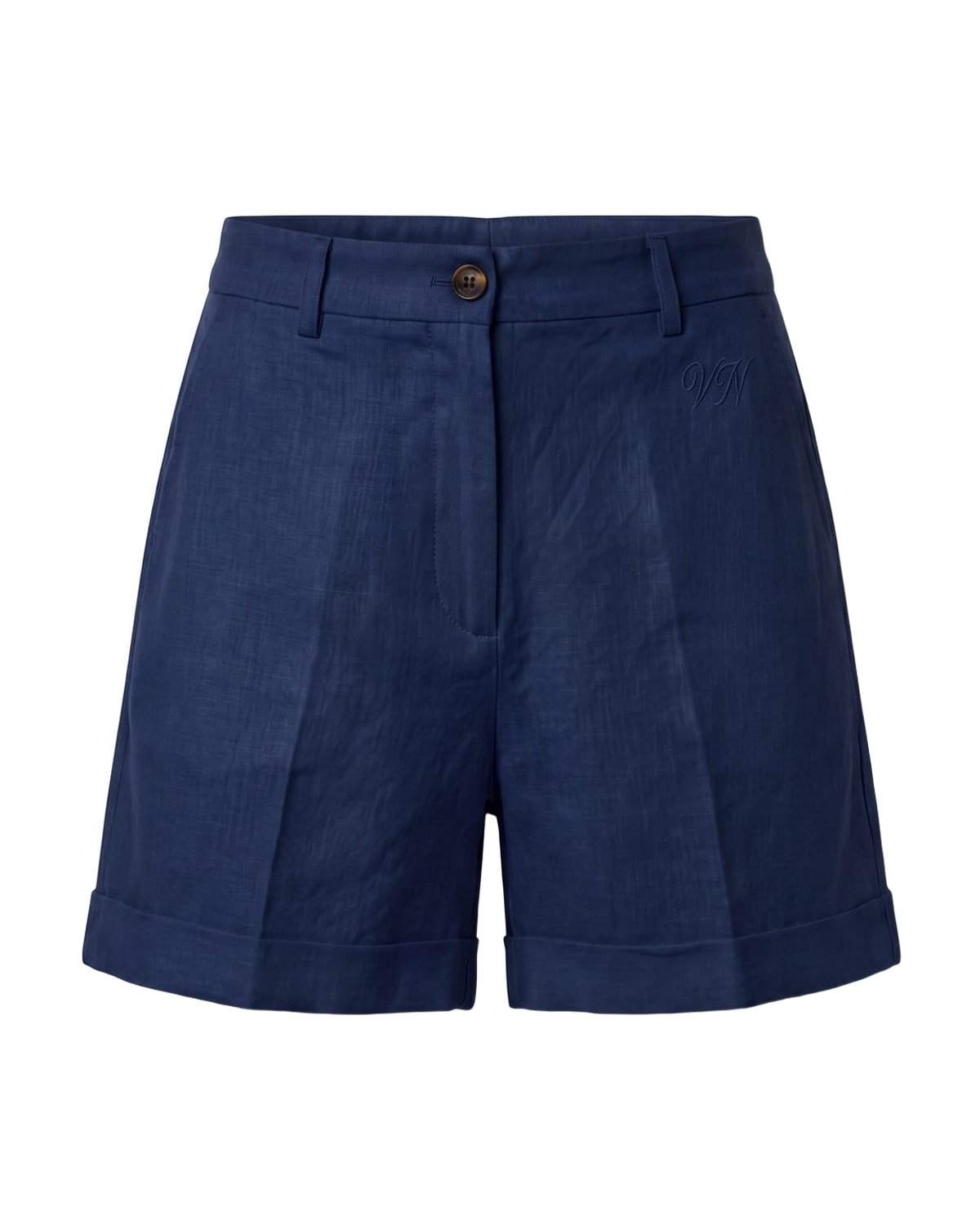 Esplanade Linen Short in Navy