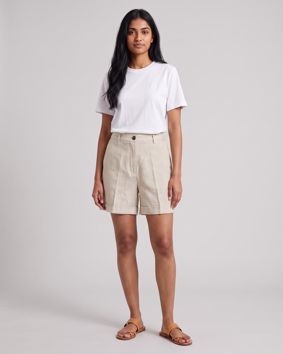 Esplanade Linen Short, fabric detail