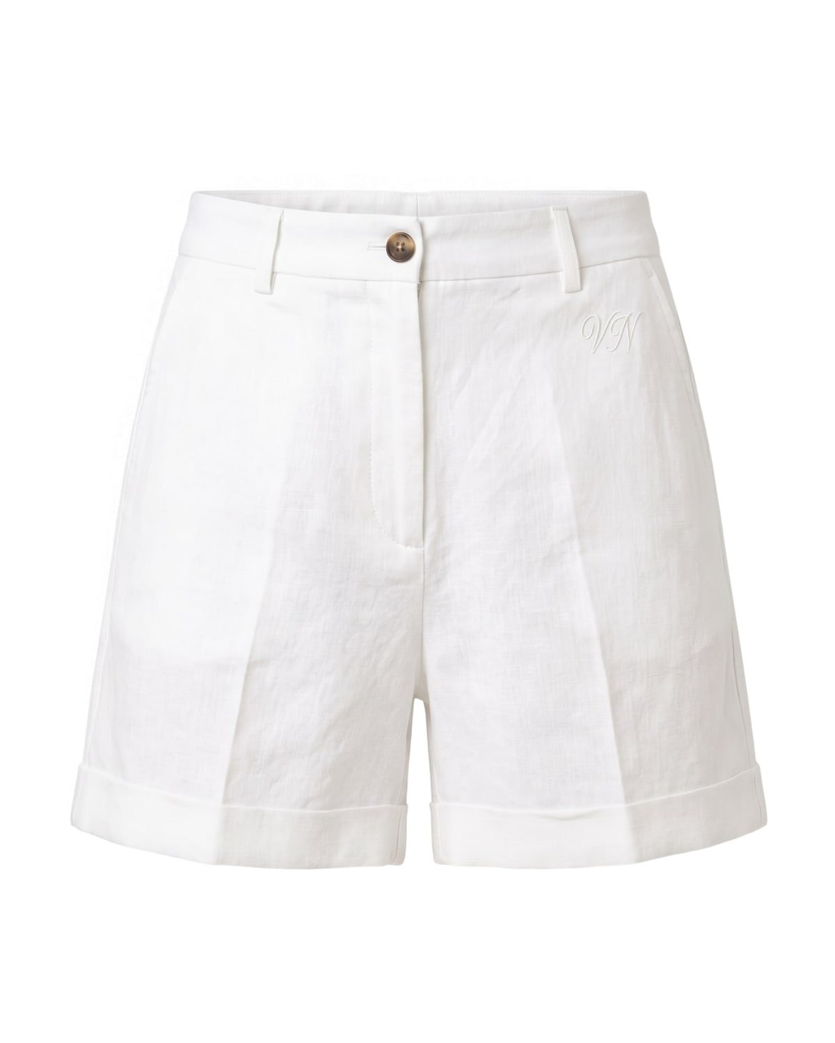 Esplanade Linen Short in White