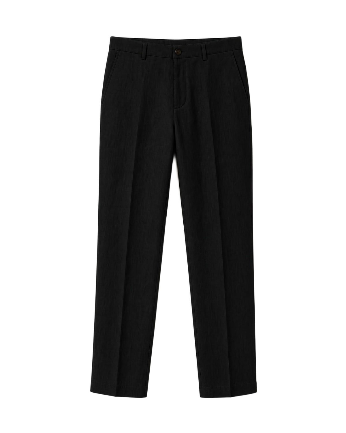 Esplanade Linen Trouser in Black