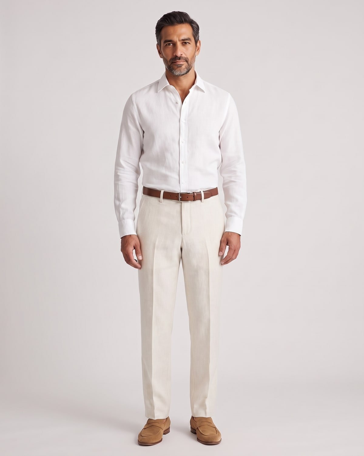 Esplanade Linen Trouser, fabric detail