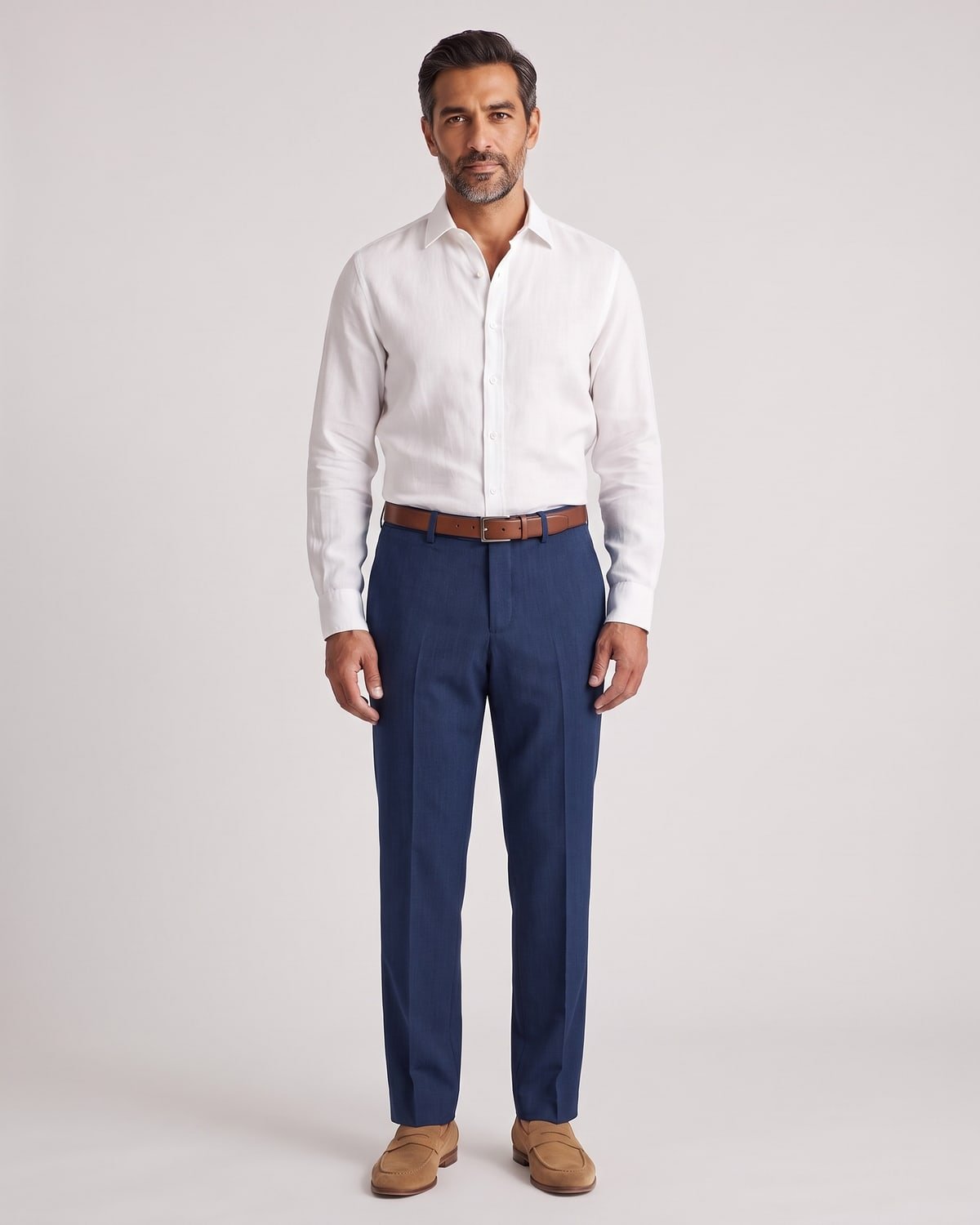 Esplanade Linen Trouser, fabric detail