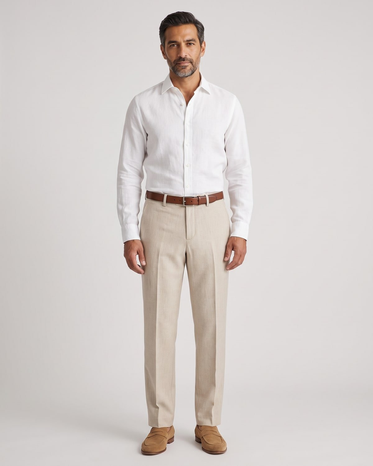 Esplanade Linen Trouser, fabric detail