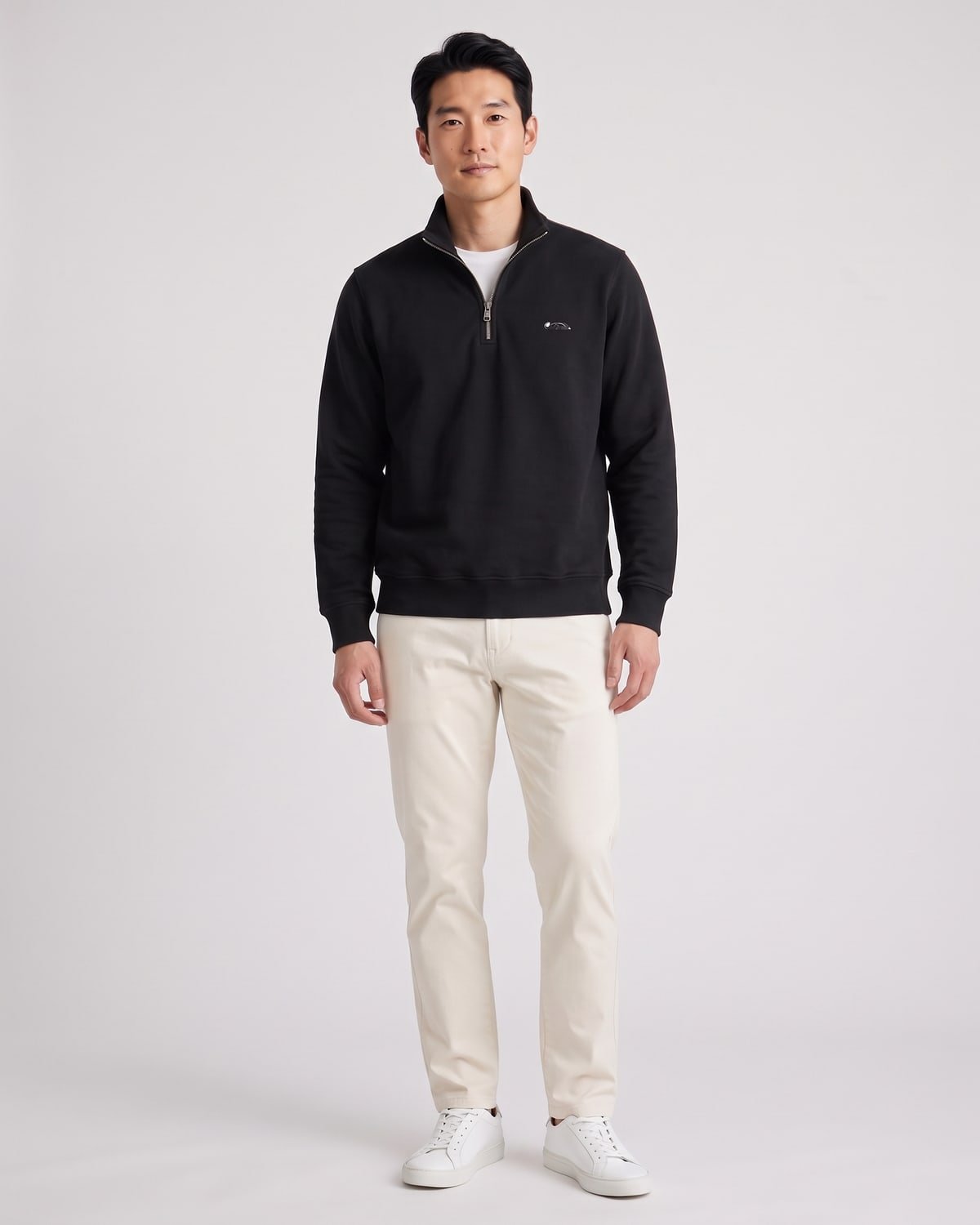 Harbour Quarter Zip, fabric detail