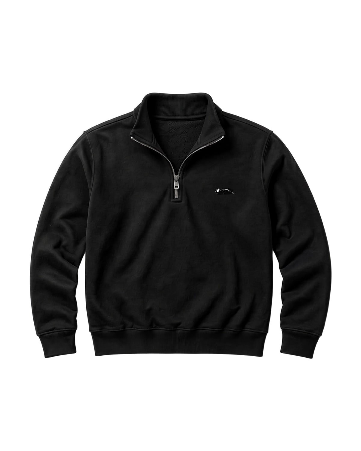 Harbour Quarter Zip in Black