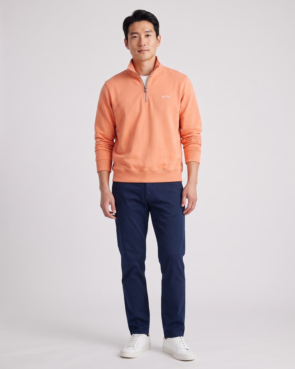 Harbour Quarter Zip, fabric detail