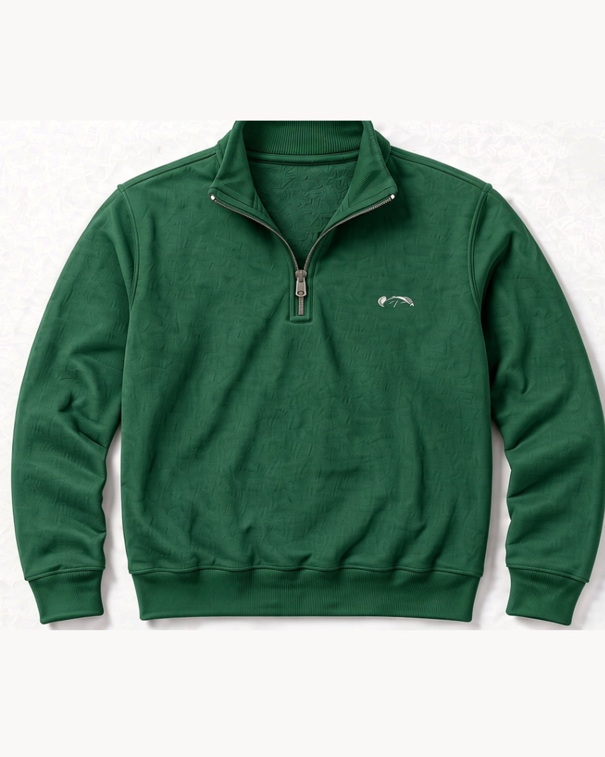 Harbour Quarter Zip in Forest