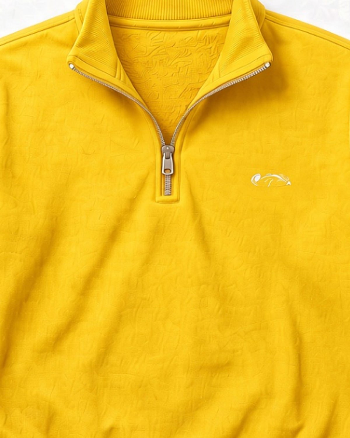Harbour Quarter Zip, fabric detail