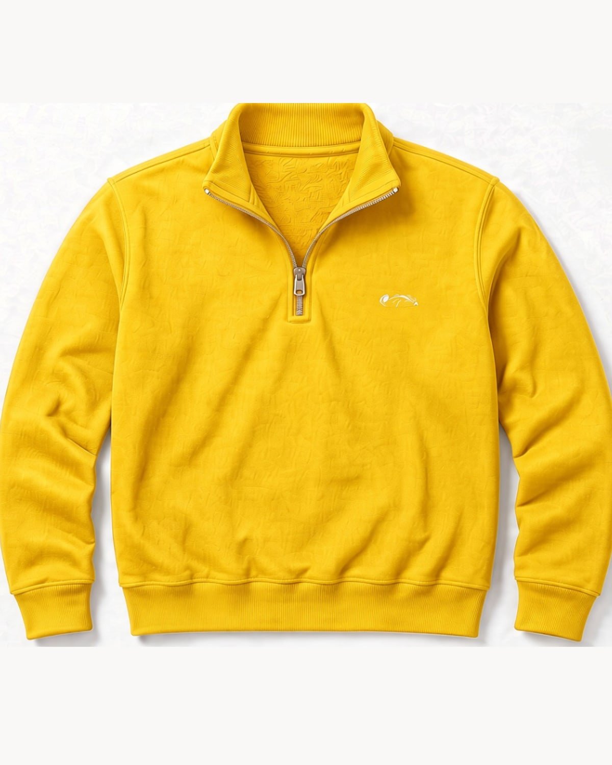 Harbour Quarter Zip in Mustard