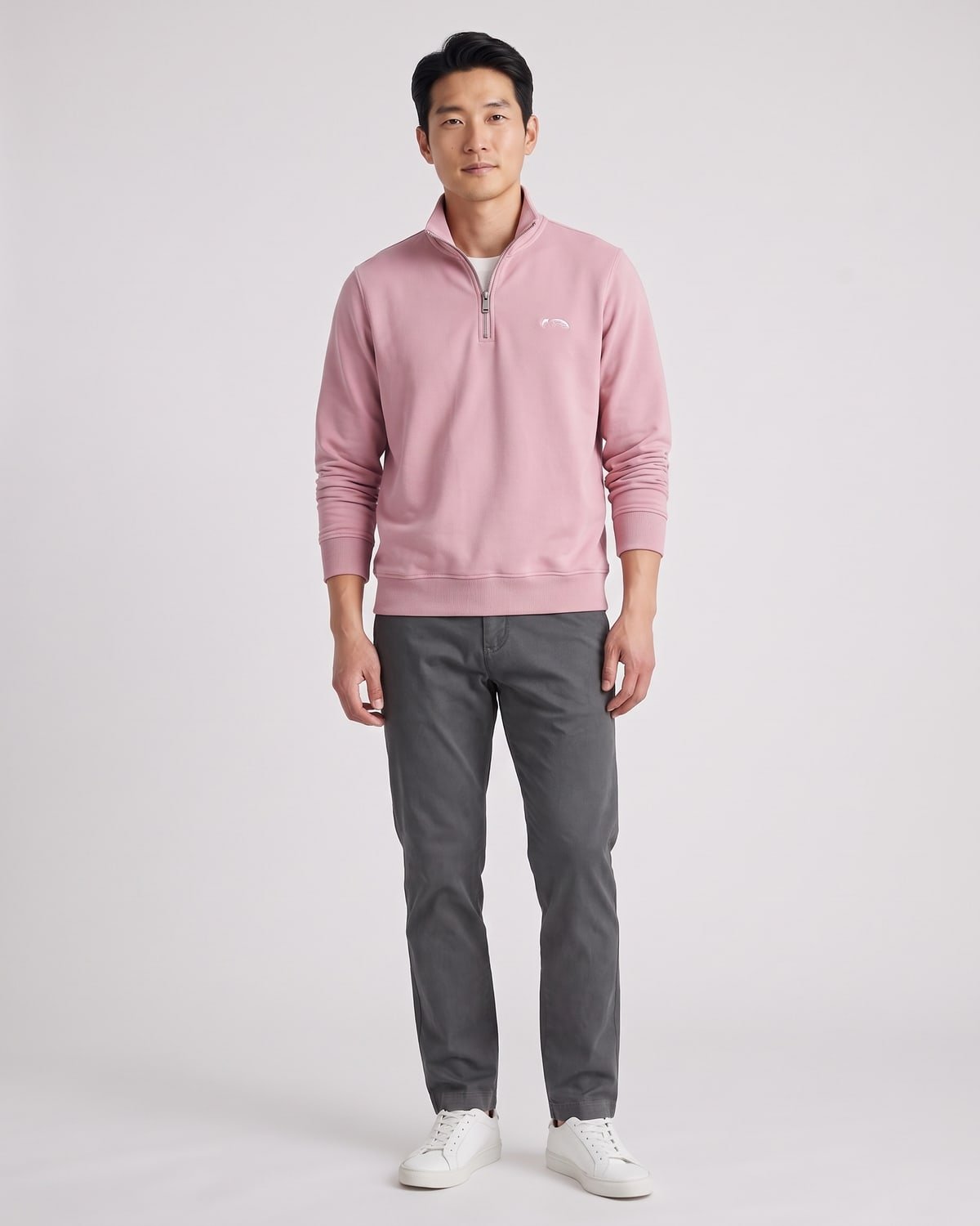 Harbour Quarter Zip, fabric detail