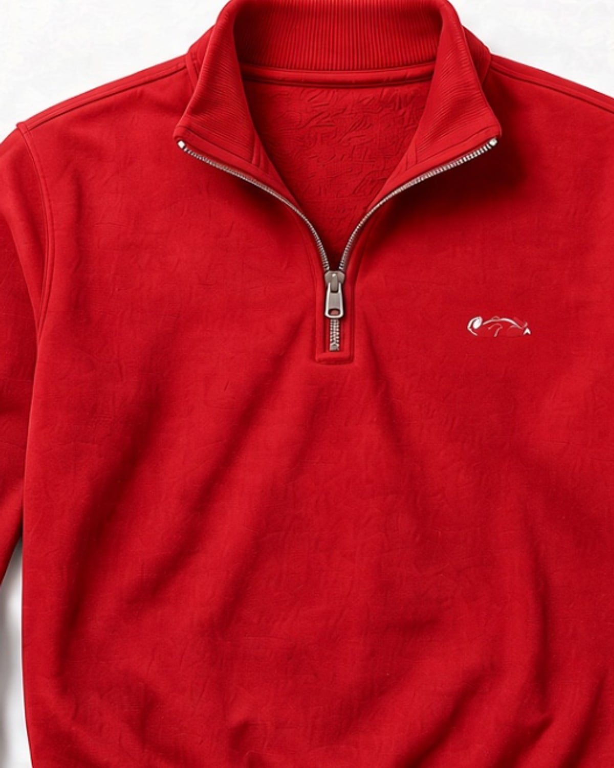 Harbour Quarter Zip, fabric detail