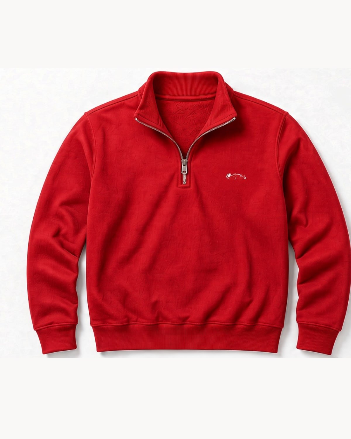 Harbour Quarter Zip in Red