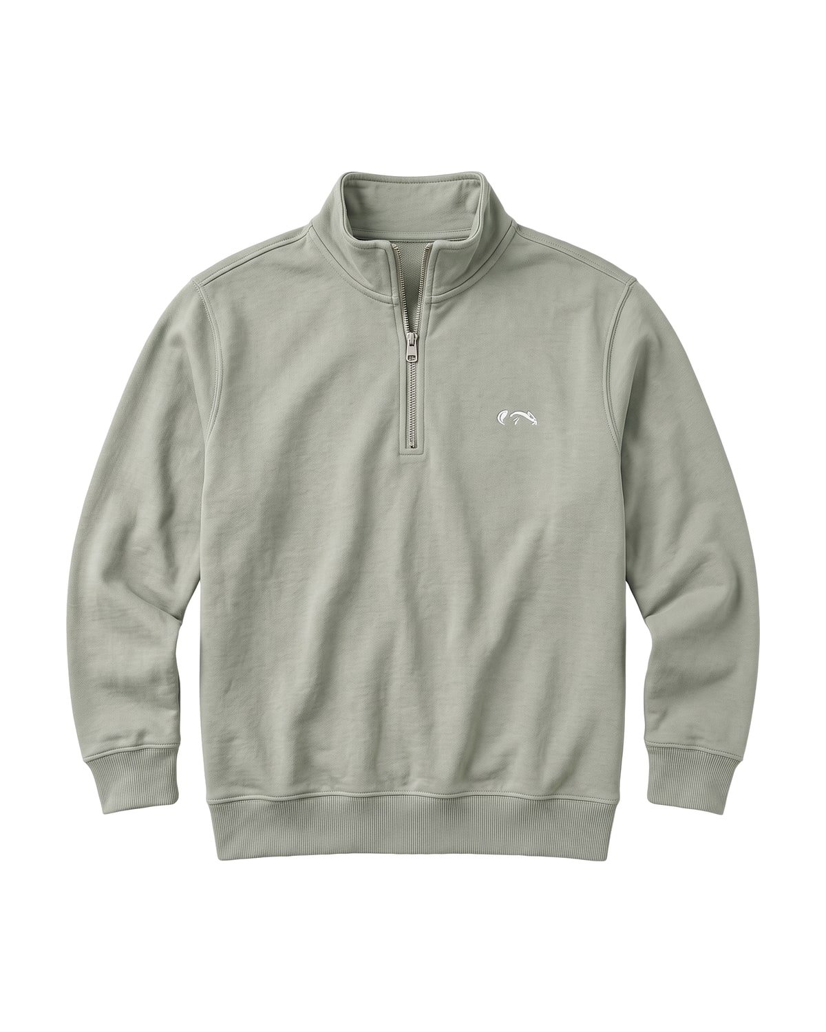 Harbour Quarter Zip in Sage