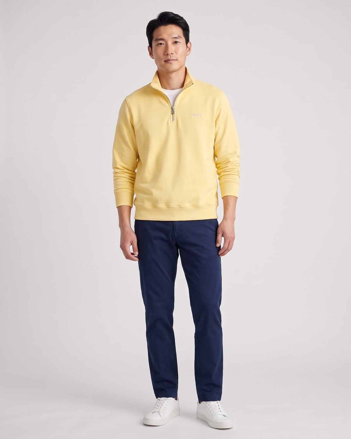 Harbour Quarter Zip, fabric detail