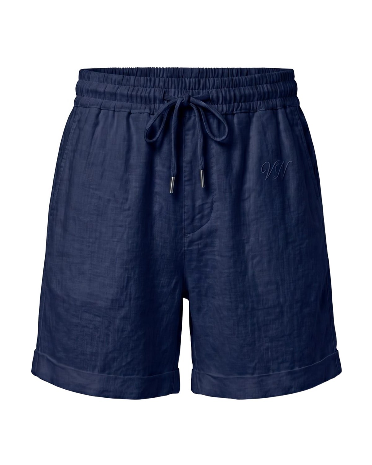 Jetty Linen Short in Navy